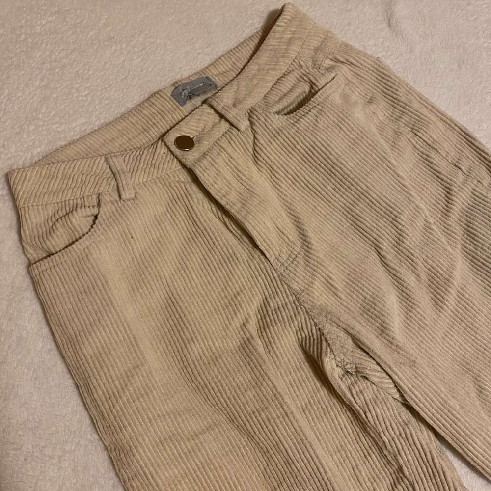 tan tilly’s corduroys